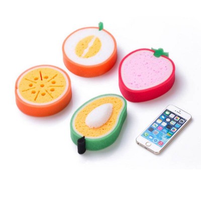 Bonno Cleaner Washing Dish Bowl Tools Soft Sponge Cute Fruit Shape Sponge For Heavy Duty Kitchen