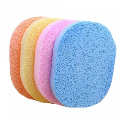 Bonno Natural Cosmetic Puff Facial Sponge Face Cleanse Washing Facial Care Face Powder Makeup Tools Random Color Exfoliator