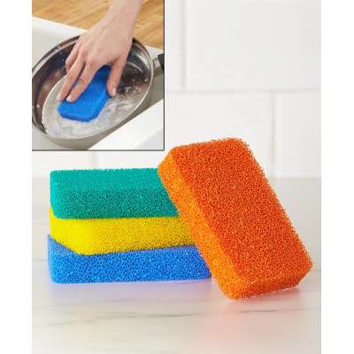 BONNO High Density Durable Eco-friendly Kitchen Cleaning Dish Silicone Sponge washing Scrubber